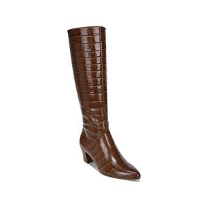 NATURALIZER Womens Brown Melanie Pointed Toe Block Heel Leather Boots 9.5 M WC